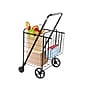 Mount-It! Rolling Utility Shopping Cart with Double Basket, 66 Lbs., Black (MI-907)~#|#~3ACF2B75-0F20-48A2-8E54815D28A352D4_sc7