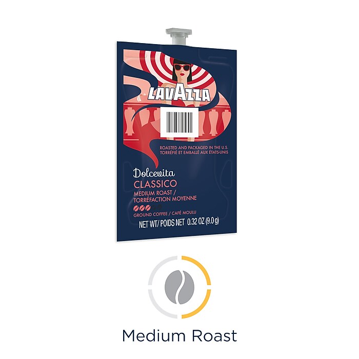 Lavazza Dolcevita Classico Coffee Flavia Freshpacks, Medium Roast