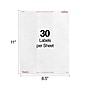 Staples Laser/Inkjet Address Labels, 1 X 2 5/8", Clear, 30 Labels/Sheet, 50 Sheets/Pack, 1500/Box (ST18081-CC)~#|#~3AD24882-E587-4AA2-8FB0A7C47D4D5DC8_sc7