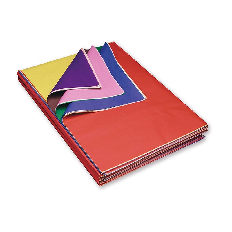 KolorFast® Assorted Tissue Ream, 20" x 30", 10 Assorted Colors, 480 Sheets (PAC58940) image 1