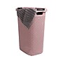 Mind Reader 15.85-Gallon Laundry Hamper with Lid, Plastic, Pink, 2/Set (60HAMP2PK-PNK)~#|#~3AD81EFC-07F9-4238-B4550553A6D6DC1C_sc7