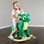 Happy Trails Plush Dinosaur Rocking Horse, Green (80-BF014)~#|#~3AE1E44B-9B5C-4CF1-80DBE516B4C77917_sc7