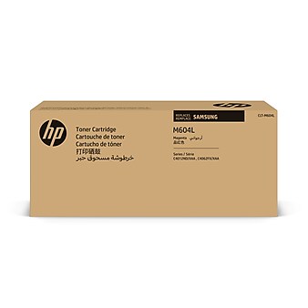 HP M604L Magenta Toner Cartridge for Samsung CLT-M604L (SU347), Samsung-branded printer supplies are now HP-branded