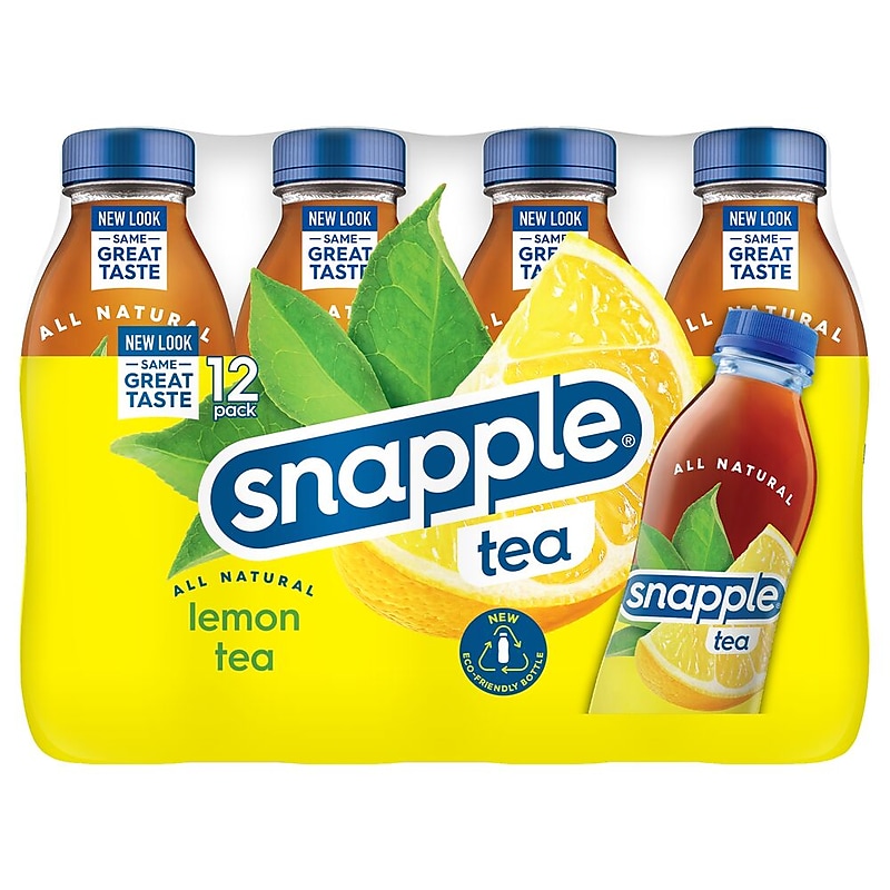 Snapple Lemon Herbal Tea Bottles, 16 oz., 12/Pack (CAD00359) image 1
