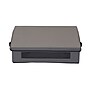 Household Essentials 23.23 Quart Platter Storage Chest with Lid, Fabric, Gray (52549-1)~#|#~3AE99184-B724-44A8-91C8C30FC3851A52_sc7
