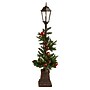 Nearly Natural 5-ft Holiday Decorated Lamp Post with Artificial Christmas Greenery, Ornaments & 50 LED Lights (D1031)~#|#~3AEDA165-1B00-434C-8FAE1028A6DC4DD7_sc7