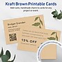 Avery Integrated Cards, 3" x 5", Matte Kraft Brown, 30/Pack (95337)~#|#~3AEE25C5-B81B-49F9-B9689B3D5B452C16_sc7