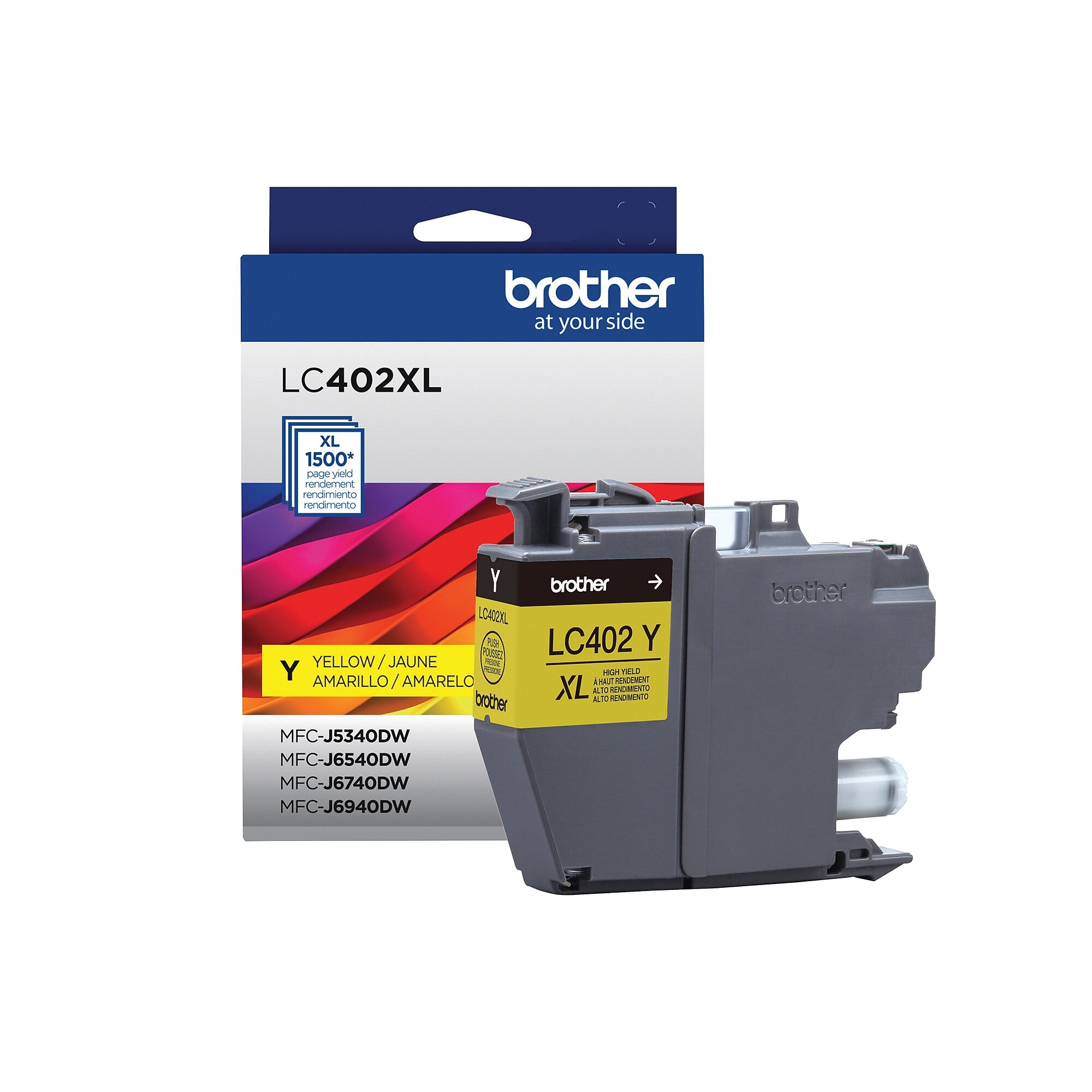 Brother LC402XL Yellow High Yield Ink Cartridge, Prints Up to 1,500 Pages (LC402XLYS) Sansujyuku sansujyuku.com