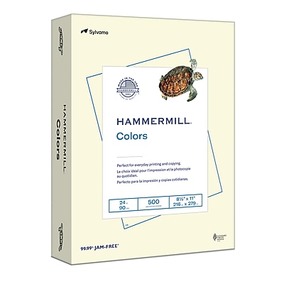 Hammermill Colors 8.5″ x 11″ Color Printer Paper, 24 lbs. Cream, 500 Sheets/Ream (400700RM) Sansujyuku sansujyuku.com