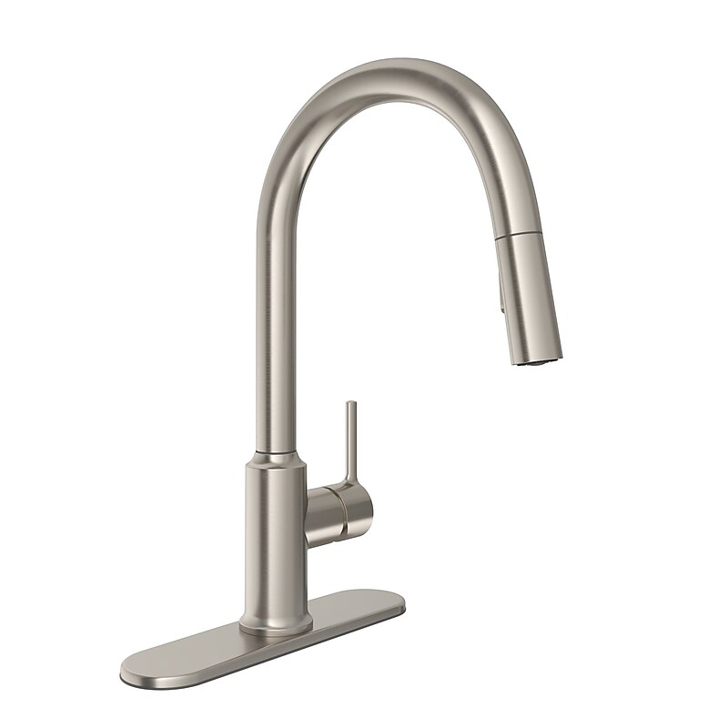 PROFLO 1.5 GPM Single Hole Pull Down Kitchen Faucet (PFXC4027ZBN) image 1