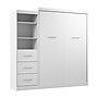 Bestar Nebula Queen Murphy Bed and Closet Organizer with Drawers (90W), White (25982-000017)~#|#~3AFC1030-F938-4D9A-8DDF26007D9CCA14_sc7