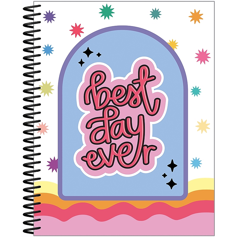 Carson Dellosa Education Retro Remix Undated Lesson Planner, 8" x 11", 128 Pages (CD-105055) image 1