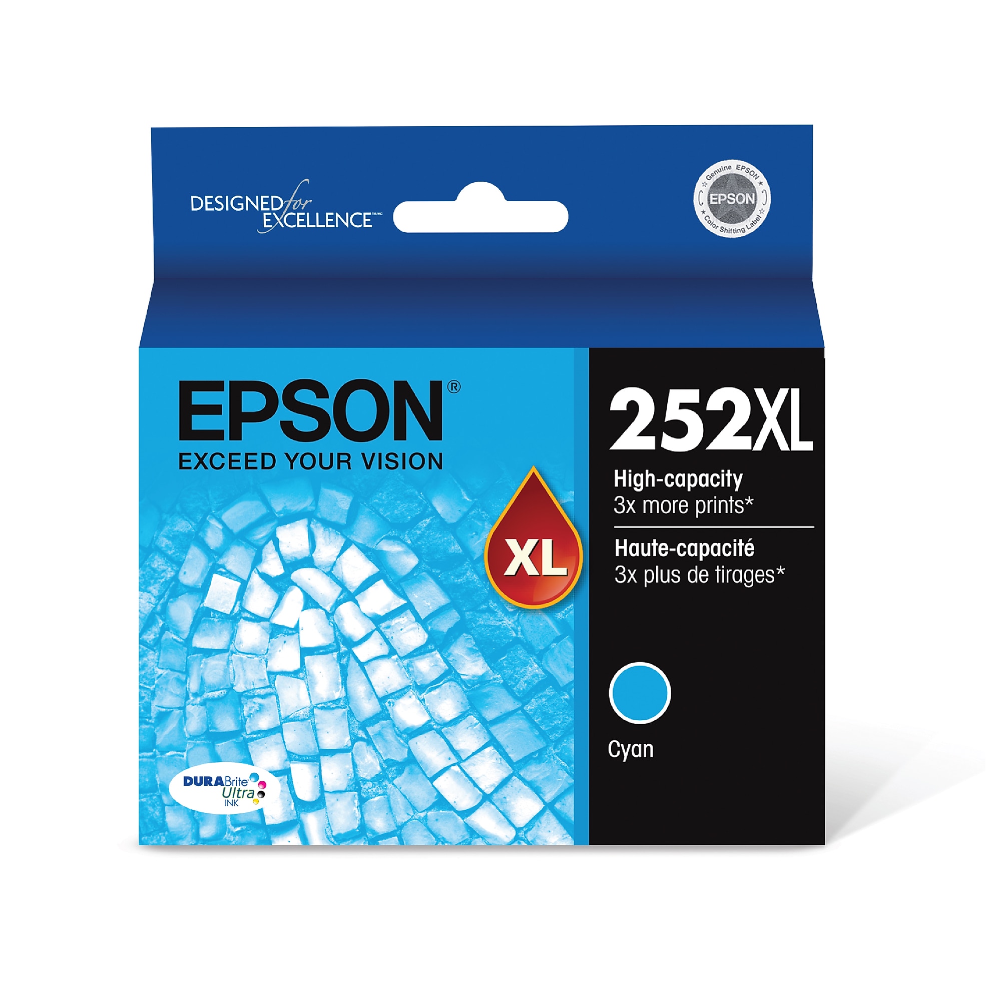 Epson T252XL Cyan High Yield Ink Cartridge   (EPST252XL220S) Sansujyuku sansujyuku.com