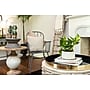 Storied Home Mango Wood and Metal Round Pedestal Table, White/Brown (DF0032)~#|#~3B099A5D-A903-4B51-92E756CC4F651A87_sc7