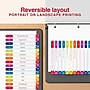 Staples Customizable Table of Contents Numeric Dividers, 1–15 Tabs, Multicolor, Reinforced Binder Index Dividers~#|#~3B0B7A6F-8B56-4E41-990B842C3158FDC0_sc7
