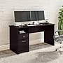 Bush Furniture Cabot 60"W Computer Desk with Drawers, Espresso Oak (WC31860)~#|#~3B136B35-3427-4A23-9CE1AC29278017BC_sc7