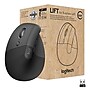 Logitech Lift for Business Wireless Ergonomic Vertical Left Handed Optical USB Mouse, Graphite (910-006492)~#|#~3B1788A1-0E7B-423B-8F3359C1FE8AACF1_sc7
