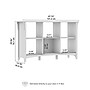 Bush Home Salinas 6 Cube Organizer, Shiplap Gray/Pure White (SAB148G2W-03)~#|#~3B189E0A-62CB-4CC1-908A1E332AD8FABC_sc7