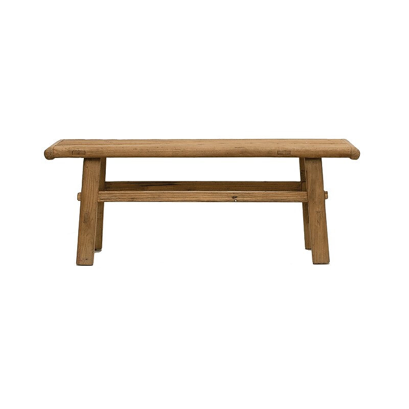 Storied Home Reclaimed Elm Wood Coffee Table, Natural (AH1444) image 1