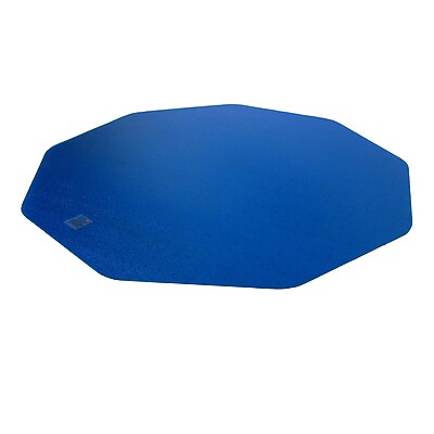 Floortex 9Mat 9-Sided Blue Gaming Chair Mat for Hard Floors, 38″ x 39″, Blue Polycarbonate (FC121001009RBL) Simolary simolary.com