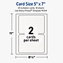 Avery Rounded Corners Invitation Cards , 5" x 7", Matte White, 20/Pack (19479399769)~#|#~3B22E964-D8A5-416E-87727AC0B93114B5_sc7