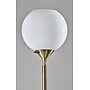 Adesso Swirl Torchiere 73.75"H Antique Brass Floor Lamp with Round Shade (3265-21)~#|#~3B30145B-F824-4DBA-AB9C2F6D3BAAD280_sc7