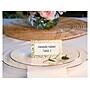 Better Office 2" x 3.5" White/Gold Table Tent Place Card, 100/Pack (64645-100PK)~#|#~3B35F5AE-F576-4E01-9E34B805710787FD_sc7