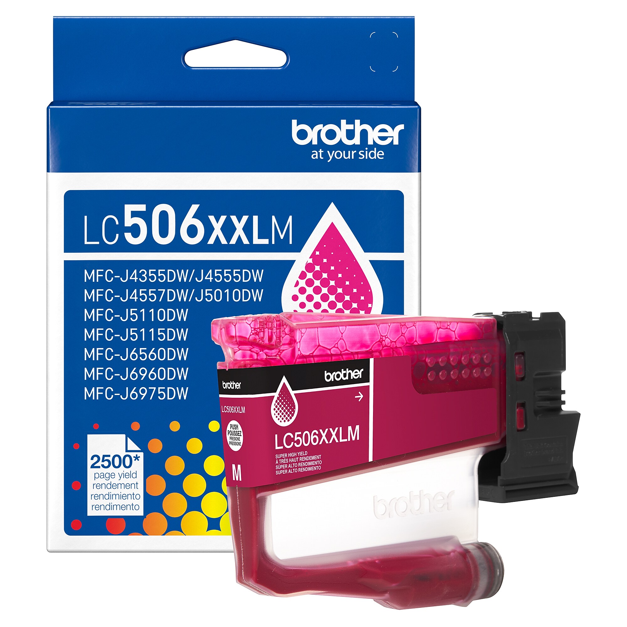 Brother LC506XXL Magenta Super High Yield Ink Cartridge, Prints Up to 2,500 Pages (LC506XXLMS) Sansujyuku sansujyuku.com
