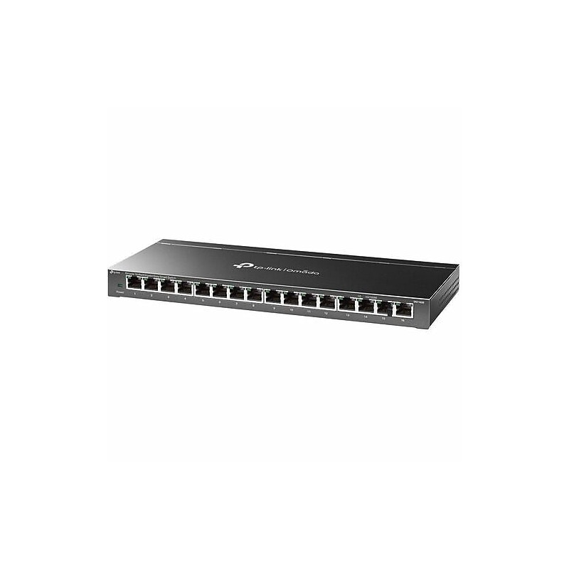 TP-Link Omada 16-Port Gigabit Ethernet Smart Switch, 1000 Mbps, Black (DS116GE) image 1