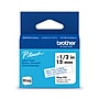 Brother P-touch Btag Label Tape, 1/2" x 13.1' (12mm x 4m), Blue on White (BTAG233)~#|#~3B400703-FCA7-4A4B-BA806F11ECBF798C_sc7