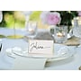 Better Office 2" x 3.5" White/Gold Table Tent Place Card, 100/Pack (64646-100PK)~#|#~3B40D835-6B65-4292-86CBA3A4382DD16A_sc7