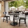 Flash Furniture TopGuard 36" Round Wood Dining Table with Round Base, Black Faux Marble/Black Base (STRD36BMATR24)~#|#~3B41F1DB-F5EC-4083-9F9DF7E36FE6BE37_sc7