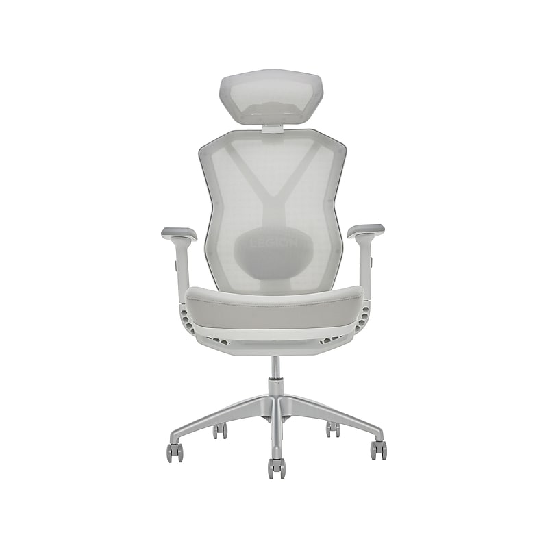 Lenovo Legion Mesh Ergonomic Racing Gaming Chair, Light Gray (52015LGRY) image 1