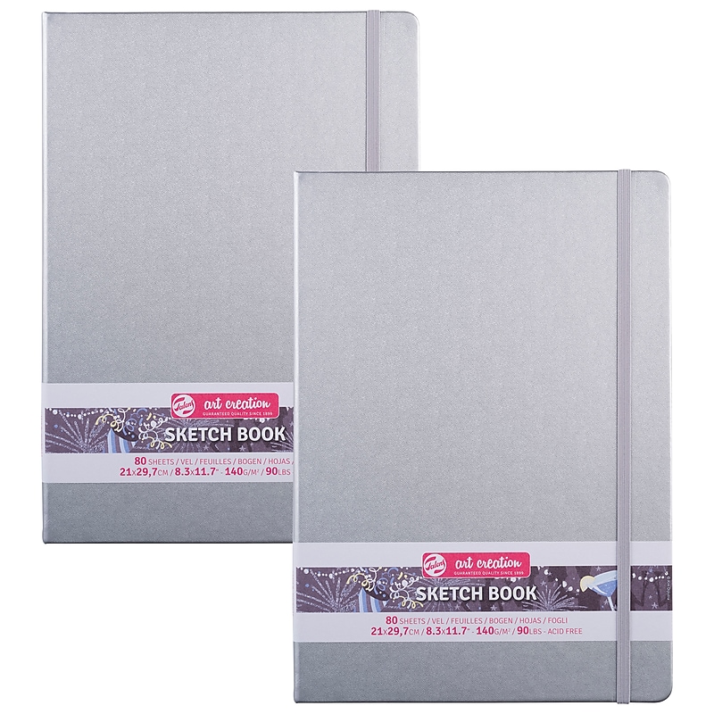 Talens Art Creation 8.3" x 11.7" Sketch Book, 80 Sheets/Book, 2/Bundle (TLN9314043M-2) image 1