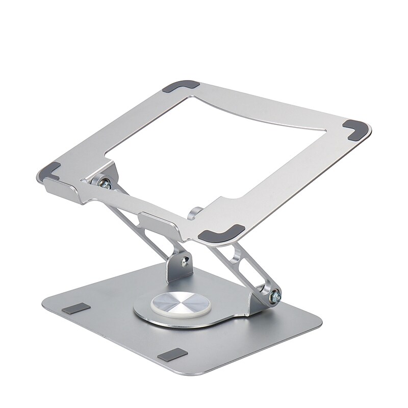 Uncaged Ergonomics 10.2" x 10" Metal Swivel Laptop Stand 2.0, Silver  (SLS-Silver) image 1