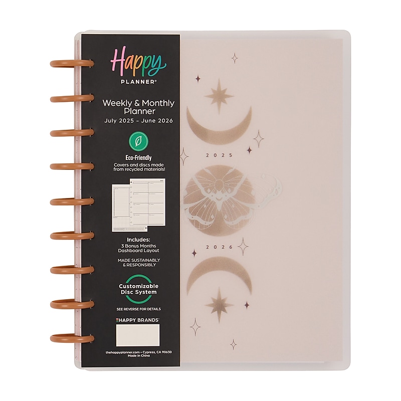 2025-2026 Me & My Big Ideas Muted Mariposa 8.75" x 9.75" Academic Year Weekly & Monthly Planner, Plastic Cover (PD0028C005) image 1