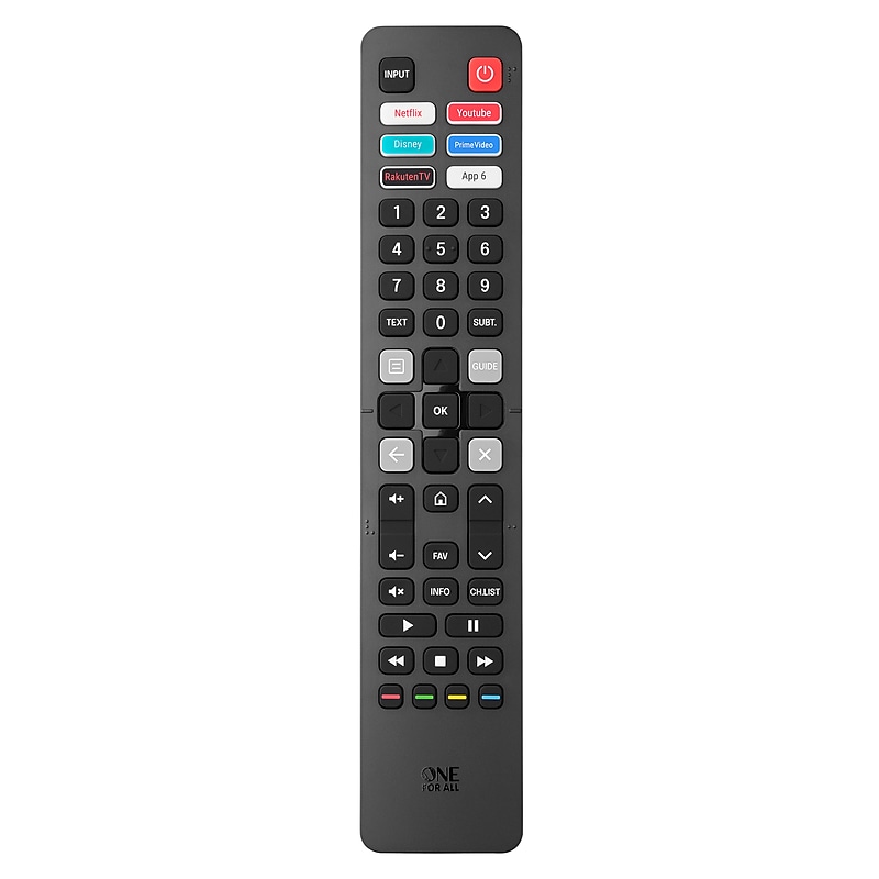 One For All Replacement Remote for Hisense TVs (URC4916) image 1