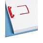 Smead U-Clip Bonded Fasteners, #1, Red/White, 100/Box (68260)~#|#~3B577604-62DA-492D-88303E33C4FF5719_sc7
