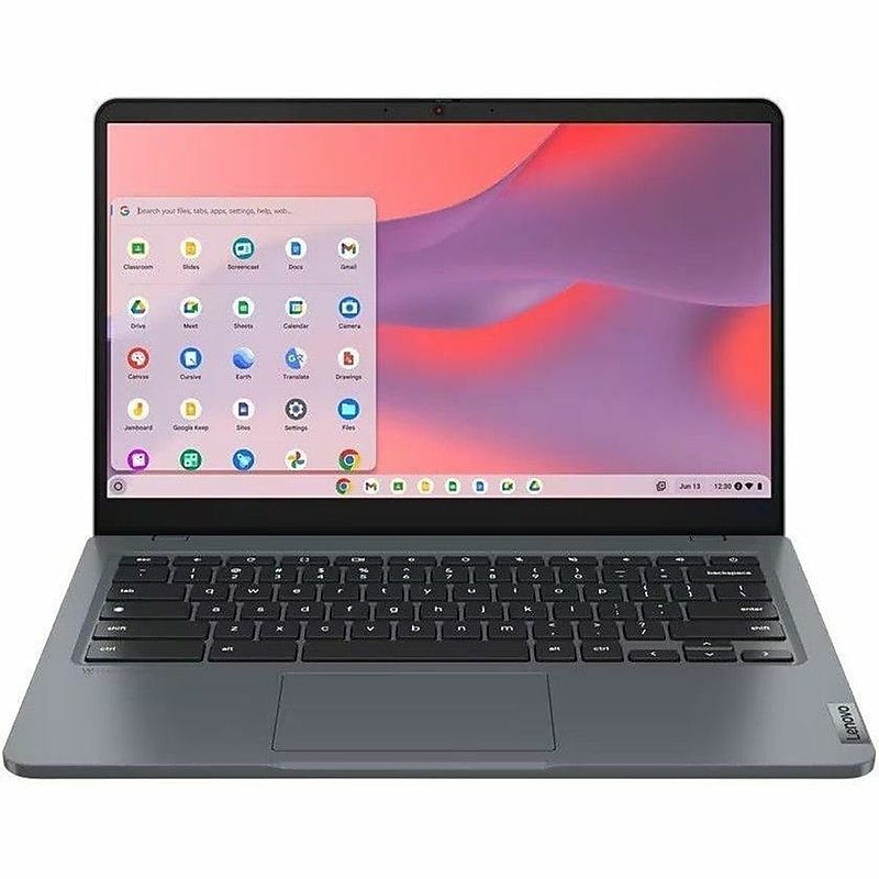 Lenovo 14e Chromebook Gen 3 14" LCD Touchscreen Chromebook, Intel N200, 8GB RAM, eMMC 128GB, Backlit Keyboard, ChromeOS, Gray image 1