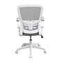 Boss Flip Arm Ergonomic Mesh/Fabric Swivel Task Chair, Gray/White (B6366WT-GY)~#|#~3B6C2217-064F-4C33-A607318294B37007_sc7