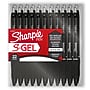 Sharpie S-Gel Retractable Gel Pens, Medium Point, 0.7mm, Black Ink, 22 Pens/Pack (2153949)~#|#~3B6DB5C1-B3EF-4A96-ADDEDC2EB02681DE_sc7