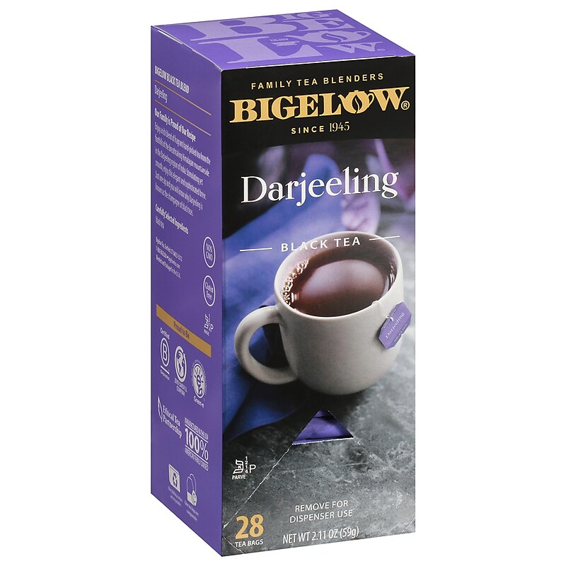 Bigelow Darjeeling Black Tea Bags, 28/Box (RCB003491) image 1