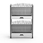 Luxor 32-Unit USB-C Open Charging Cart, White Powder-Coated Steel (CHMC006)~#|#~3B7134B8-DBCE-4644-B232978DA98674CF_sc7