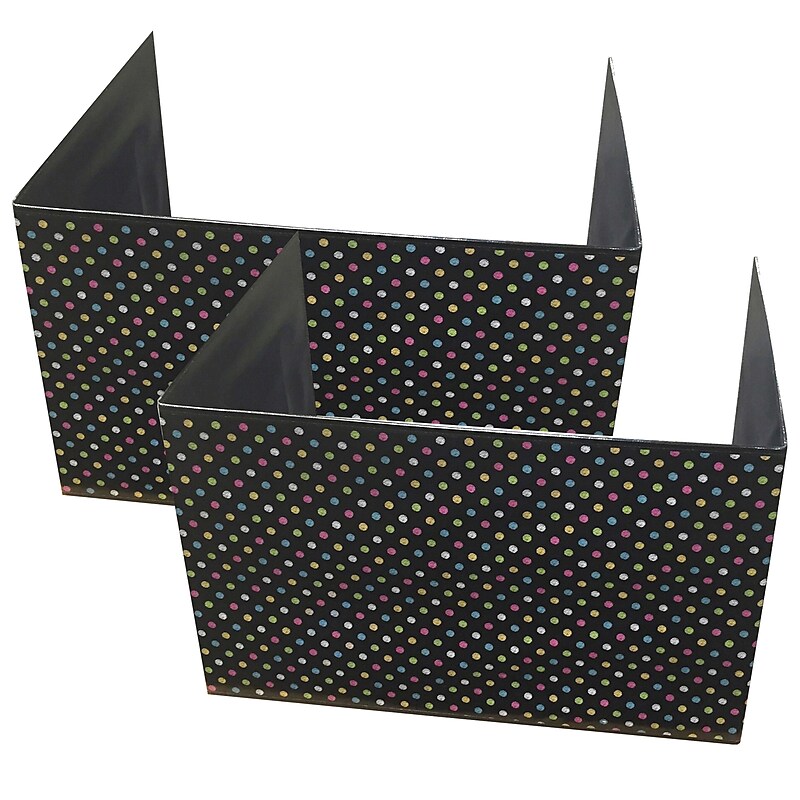 Teacher Created Resources Chalkboard Brights Classroom Privacy Screen, Pack of 2 (TCR20763-2) image 1