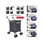 Dbest Cruiser Cart Steel Mobile Folding Utility Cart with Swivel Wheels, Black (01-926)~#|#~3B7B5665-3A33-40E4-A1D6B3986A7A0666_sc7