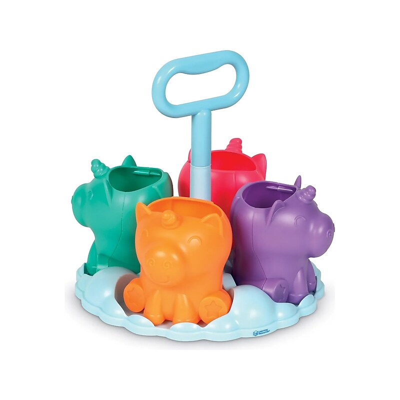 Learning Resources Create-a-Space Kiddy Center Unicorns Storage Caddy (LER3718) image 1