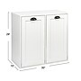 Household Essentials Tilt-Out Laundry Sorter Cabinet, White (HE1128)~#|#~3B896249-5730-4D6C-86DBA9676E366C0F_sc7