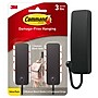 Command Medium Designer Hooks, 3 lb., Matte Black, 2/Pack (17034MB-2ES)~#|#~3B8A749C-197C-403F-927E5C79830DB074_sc7