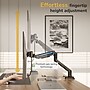 Mount-It! Dual Monitor Gas Spring Desk Mount with Crossbar For Screens Up to 32", Holds 19.8 lbs Per Arm, Black (MI-12002)~#|#~3B9003A2-36C3-43E2-9092D757CD17ED24_sc7