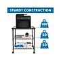Mount-It! 3-Shelf Steel/Laminate Large Printer Cart with Wheels, Black (MI-7856)~#|#~3B902F94-F163-4966-8D6A77D61B8BEDF3_sc7